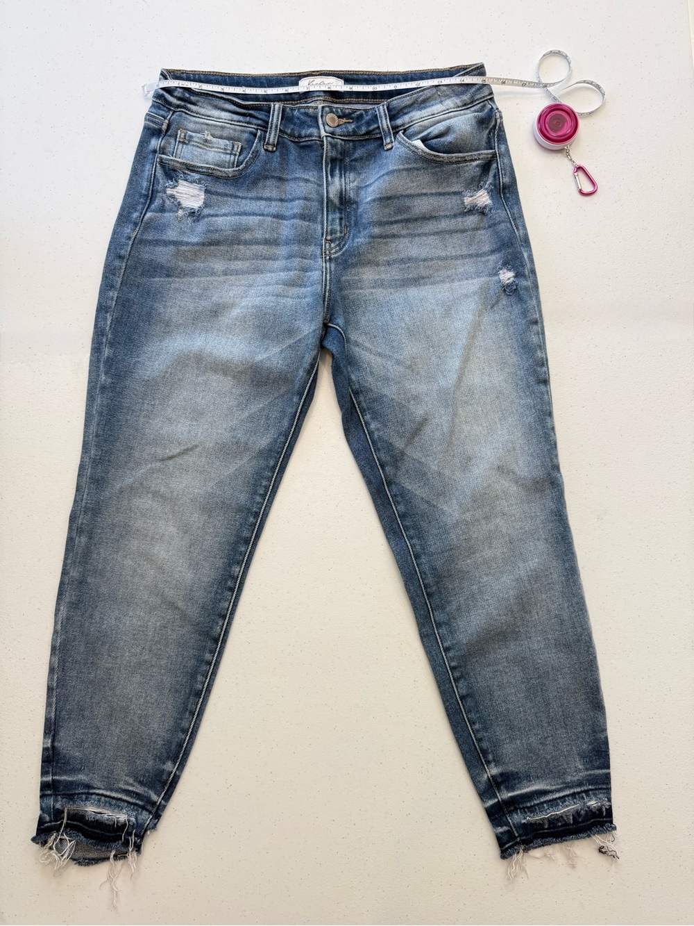 KanCan Cropped Mid Rise Ankle Skinny Jeans